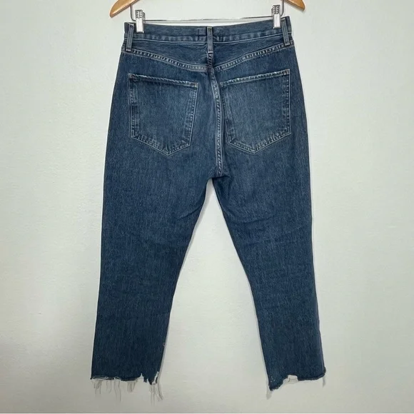 AGOLDE Riley High Rise Straight Crop in Veto Size 29